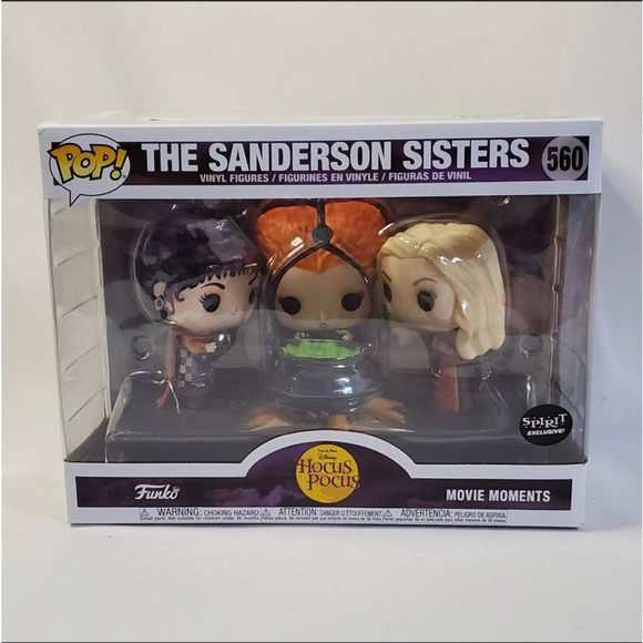 New Funko Pop The Sanderson Sisters Cauldron 560 Spirit Halloween Exclusive 2021